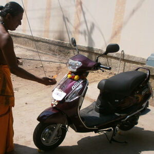 2 wheeler Vehicle pooja